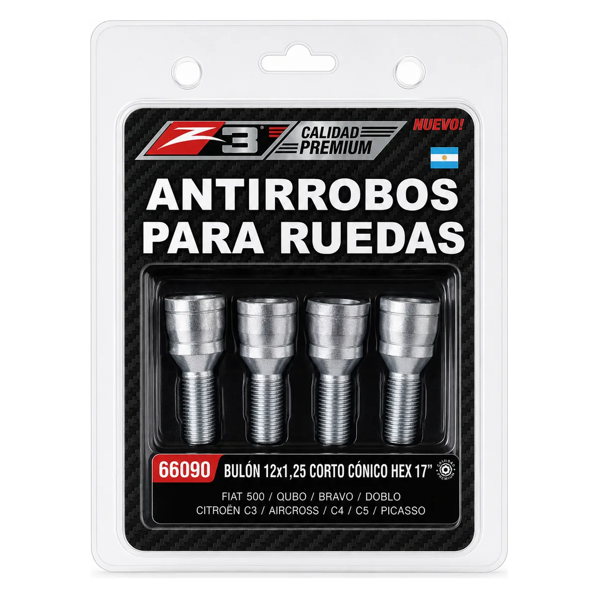 ANTIRROBO FIAT 500/DOBLO PREMIUM Z3 (66090)