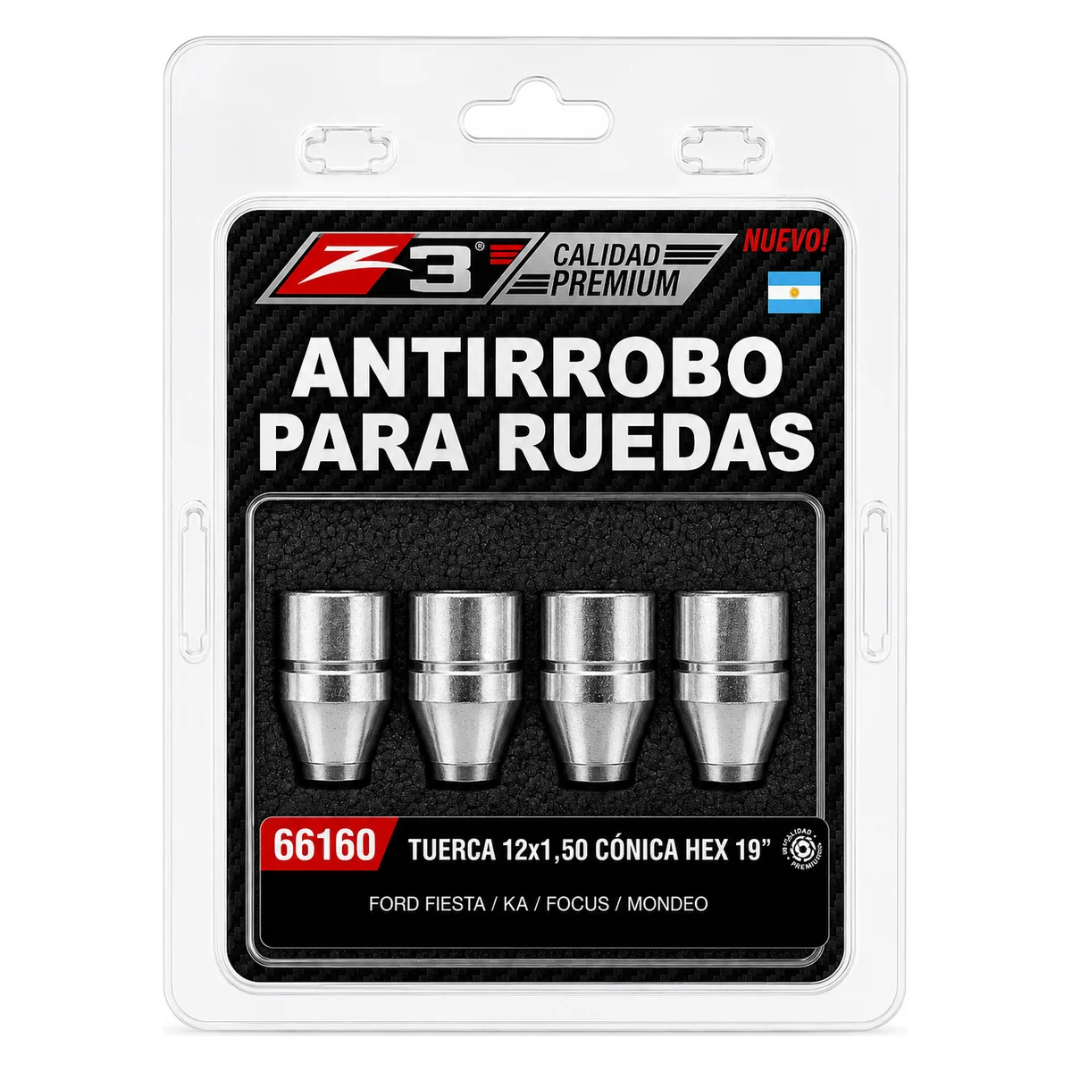 ANTIRROBO FIESTA/KA PREMIUM Z3 (66160)